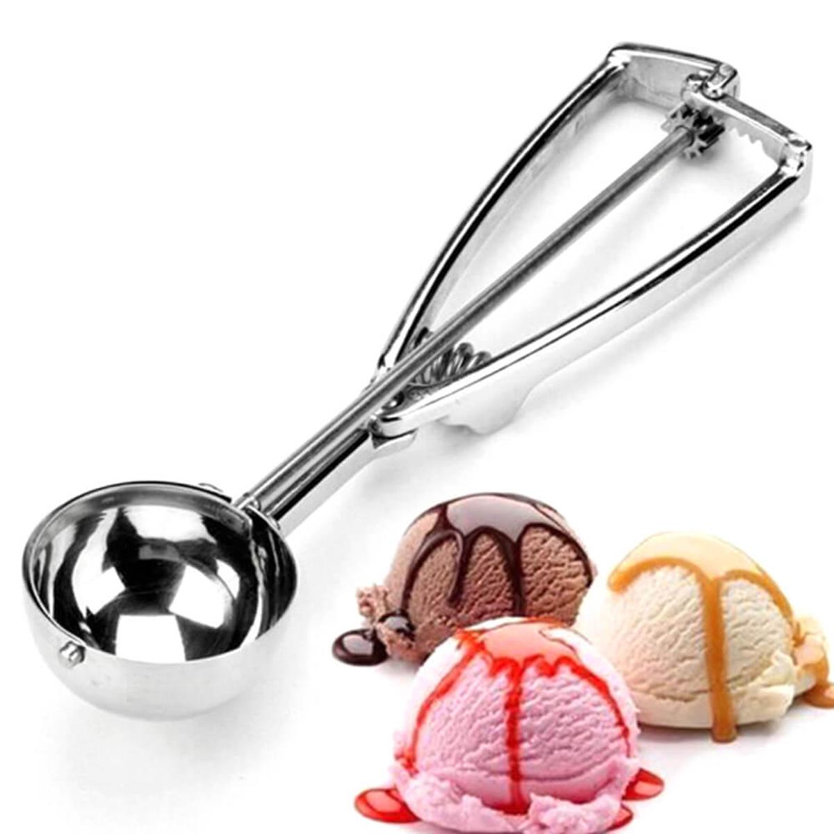 Ice cream Scoop Spoon- Stainless Steel Ice cream Ball Maker- Ice cream Scooper