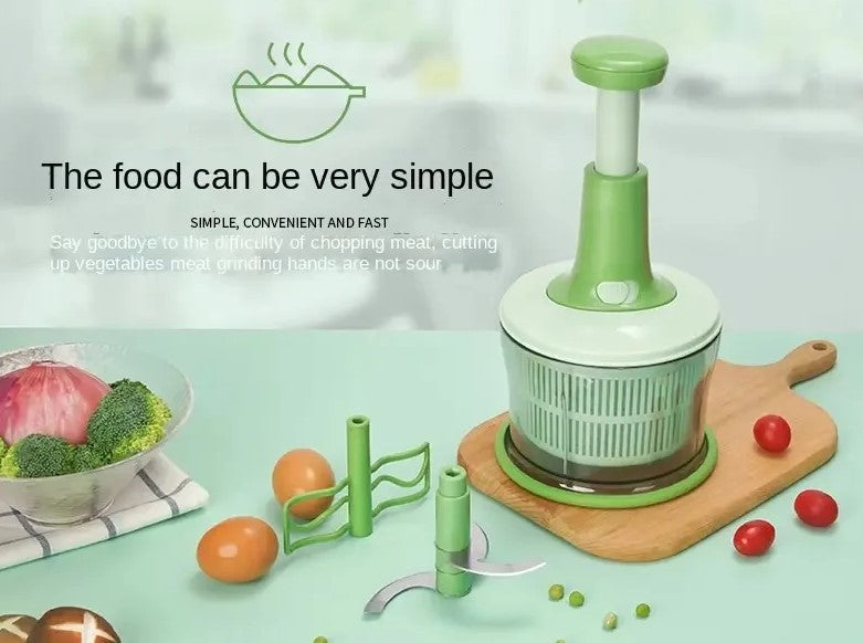 Mutli Function Manual Meat Grinder - Kitchen Food Fruit & Vegetable Chopper