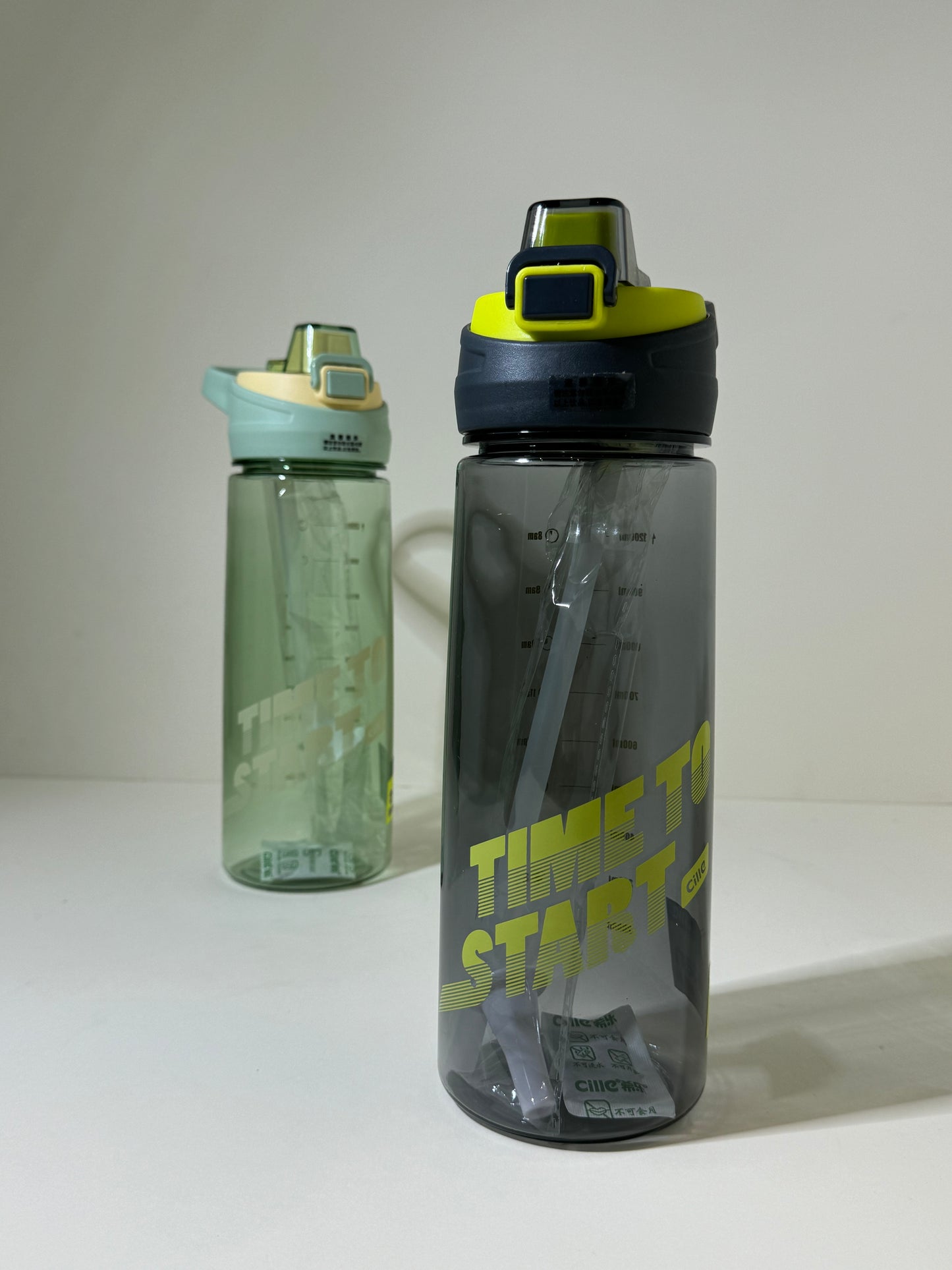 BPA Free Sports Leakproof Water Bottle 1700 ML with Motivational Quote